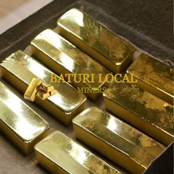 pure gold bars